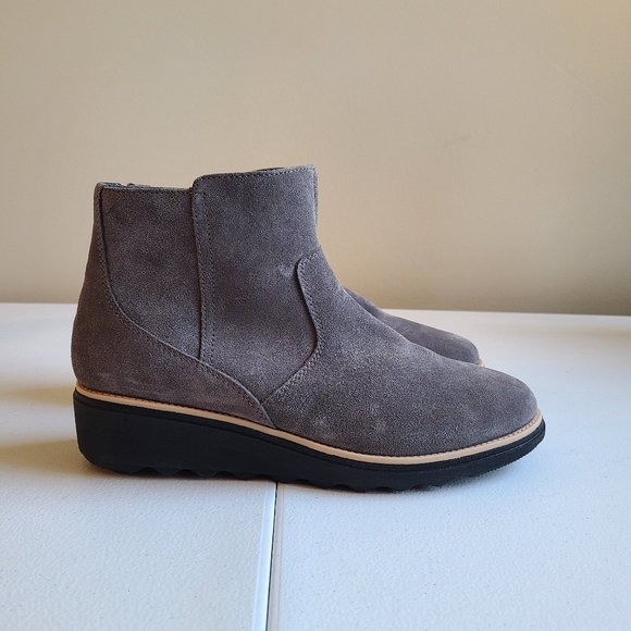 short suede ankle boots